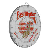 母最高の賞記念 ダーツボード (正面左)