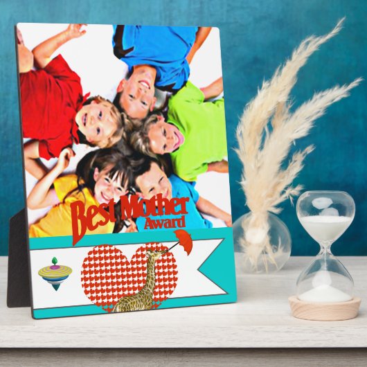 母最高の賞記念 フォトプラーク (側面)