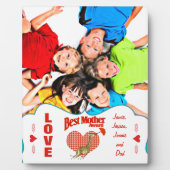 母最高の賞記念 フォトプラーク (正面)