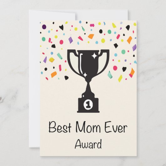 母最高の賞 シーズンカード (正面)