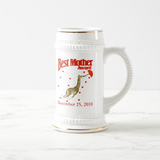 母最高の賞 ビールジョッキ (右)