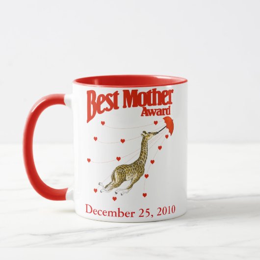母最高の賞 マグカップ (左)