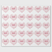 母最高の質と母の特徴インビ ラッピングペーパー (フラット)