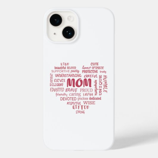 母最高の質と母の特徴インビ Case-Mate iPhoneケース (裏面)