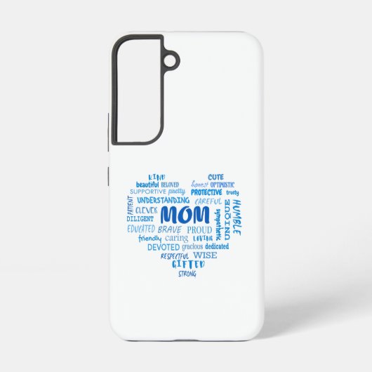 母最高の質と母の特徴インビ SAMSUNG GALAXYケース (裏面)