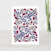 母最高の魔法のブルゴーニュガーデン母の日 箔シーズンカード (裏面)