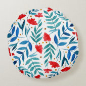 母最高の魔法の庭の母の日 ラウンドクッション (裏面)