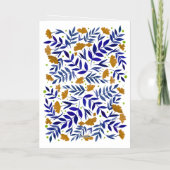 母最高の魔法の黄色い庭の母の日 箔シーズンカード (裏面)