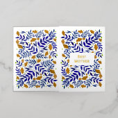 母最高の魔法の黄色い庭の母の日 箔シーズンカード (外側レイダウン)