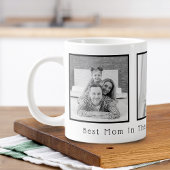 母最高の黒白3枚 ジャンボコーヒーマグカップ