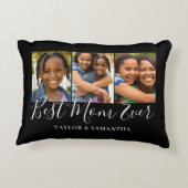 母最高の3フォトコラージュアクセント枕 アクセントクッション (裏面)