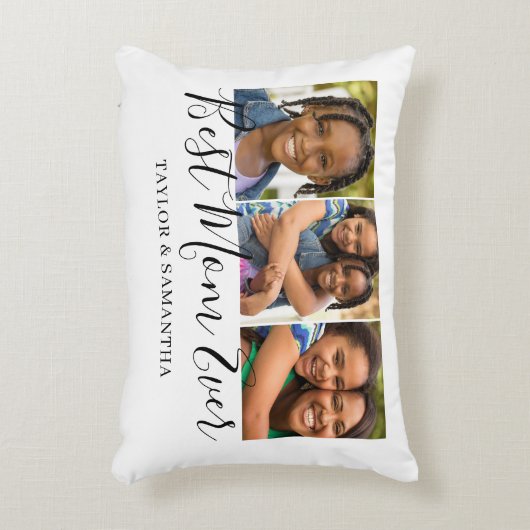 母最高の3フォトコラージュアクセント枕 アクセントクッション (正面(垂直))