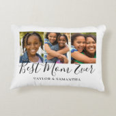 母最高の3フォトコラージュアクセント枕 アクセントクッション (裏面)