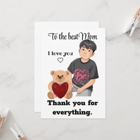 母最高の カード (正面/裏面インサイチュ)