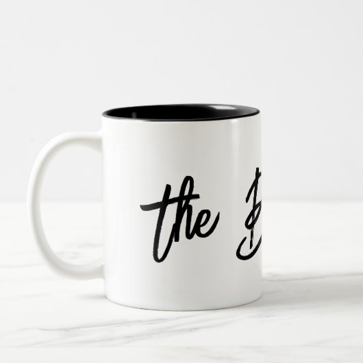 母最高の ツートーンマグカップ (左)