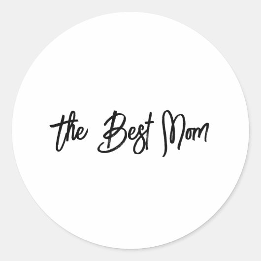 母最高の ラウンドシール (正面)