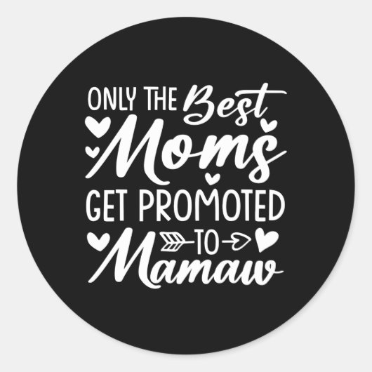 母母は母の日に昇進する ラウンドシール (正面)