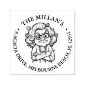 母熱狂するテーマ セルフインキングスタンプ (デザイン)