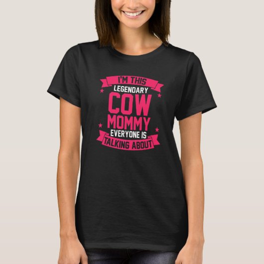 母牛 Tシャツ (正面)