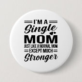 母独身のは強い 缶バッジ (正面)