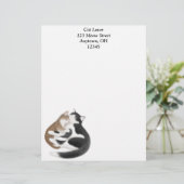 母猫および子ネコレターヘッド レターヘッド (スタンド正面)