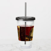 母猫と子猫遊のギター アクリルタンブラー (右)