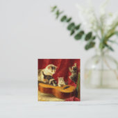 母猫と子猫遊のギター エンクロージャーカード (スタンド正面)