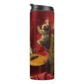 母猫と子猫遊のギター タンブラー (回転右)