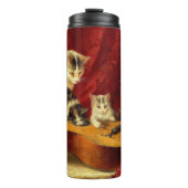 母猫と子猫遊のギター タンブラー (正面)