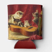 母猫と子猫遊のギター 缶クーラー (裏面)