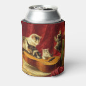 母猫と子猫遊のギター 缶クーラー (缶裏面)