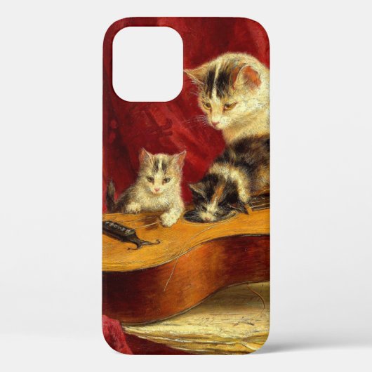 母猫と子猫遊のギター Case-Mate iPhoneケース (裏面)