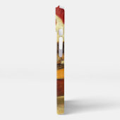 母猫と子猫遊のギター iPhoneケース (左側面)