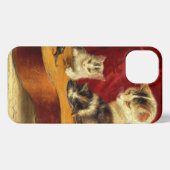 母猫と子猫遊のギター iPhoneケース (裏面横)