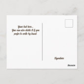 母猫と子猫 – 母の日 ポストカード (裏面)