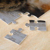 母猫はかわいいベビーの子ネコ動物ペット写真を愛します ジグソーパズル (側面)