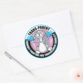 母猫ファイター ラウンドシール (封筒)