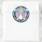 母猫ファイター ラウンドシール (バッグ)