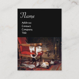 母猫遊と子猫 名刺