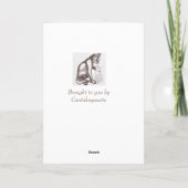 母猫・子猫 カード (裏面)