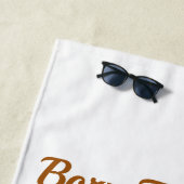 母生まれ引用文ビーチタオル ビーチタオル (インサイチュ)