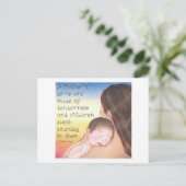 母用はがき感動的。 ポストカード (スタンド正面)