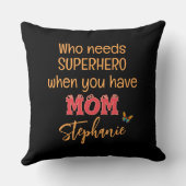 母疑問に思引用文花母の日 クッション (裏面)