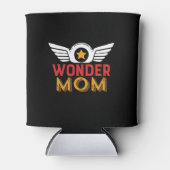 母疑問に思母の日のギフトスーパーヒーローお気に入りの 缶クーラー (正面)