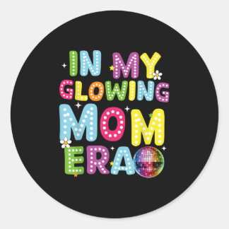 母白熱［赤熱］光を放つ時代ママ母の日サメ ラウンドシール