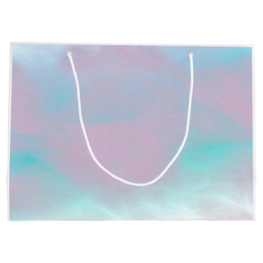 母真珠の装飾のケリュケイオンの医学の記号 ラージペーパーバッグ (裏面)