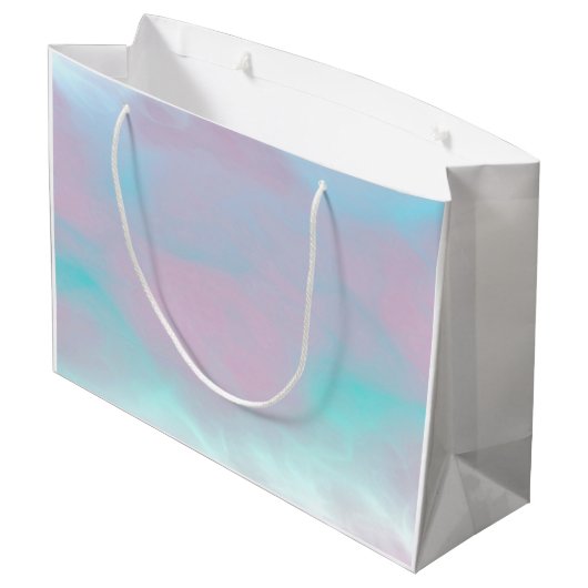 母真珠の装飾のケリュケイオンの医学の記号 ラージペーパーバッグ (裏面アングル)