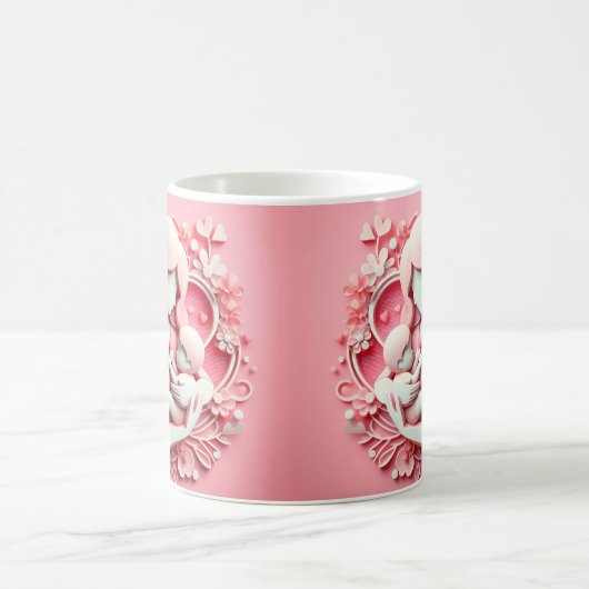 母祝愛 コーヒーマグカップ (中央)