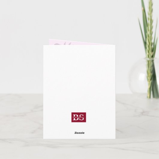 母笑わされるのカードの詩 カード (裏面)