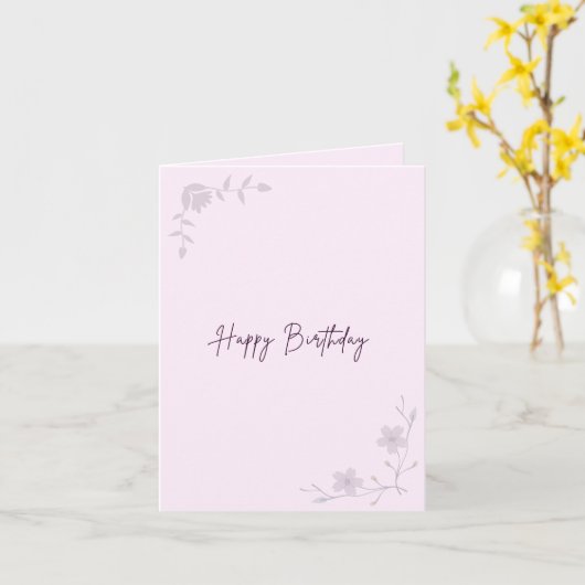 母笑わされるのカードの詩 カード (黄色い花)